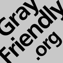 Gray Friendly logo